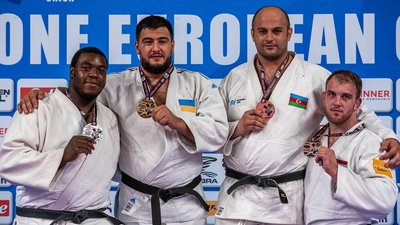 Українські дзюдоїсти завоювали чотири нагороди на відкритому Кубку Європи в Італії: медальний залік