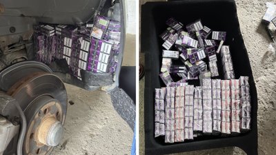 Понад півтисячі пачок сигарет виявили митники в автомобілі 63-річного закарпатця