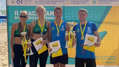 Сумчани здобули медалі на пляжних іграх у Скадовську