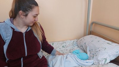 Першого хлопчика, народженого у 2023 році в Сумах, виписали додому Першого хлопчика, народженого у 2023 році в Сумах, виписали додому