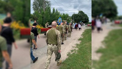 На Чернігівщині попрощалися Юрієм Лободою На Чернігівщині попрощалися Юрієм Лободою