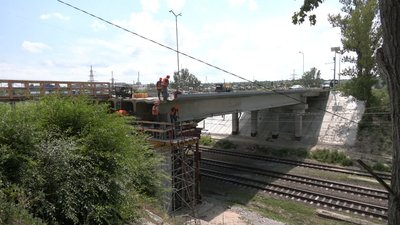 Ремонт Пісочинського мосту на Харківщині: на якому етапі роботи Ремонт Пісочинського мосту на Харківщині: на якому етапі роботи