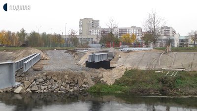 У ширину міст буде мати три метри. Фото: Суспільне Поділля У ширину міст буде мати три метри. Фото: Суспільне Поділля
