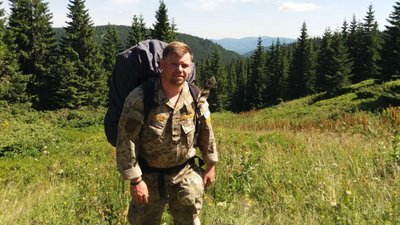Військовий, Вадим Луганський, гори