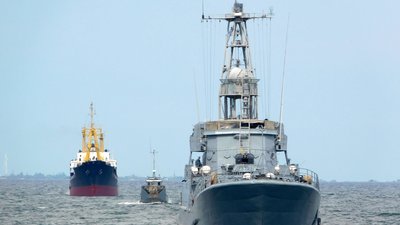 У Чорному морі відбулися навчання корабельно-десантної групи ВМС У Чорному морі відбулися навчання корабельно-десантної групи ВМС