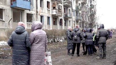 Ракетні обстріли Селидового: дев'ятеро людей перебувають у лікарні