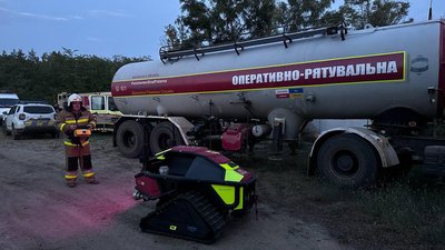 На Миколаївщині горить хвойний ліс На Миколаївщині горить хвойний ліс