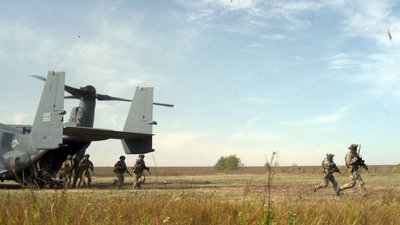 Український та американський спецназ десантувався на Хмельниччині