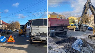 Прокопали асфальт: в Ужгороді проводили земляні роботи без дозволу міськради Прокопали асфальт: в Ужгороді проводили земляні роботи без дозволу міськради