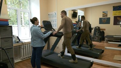 Артур Швець на реабілітації