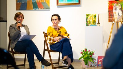 Творча резиденція в Німеччині: тернополянка провела майстерклас дітям з України Творча резиденція в Німеччині: тернополянка провела майстерклас дітям з України