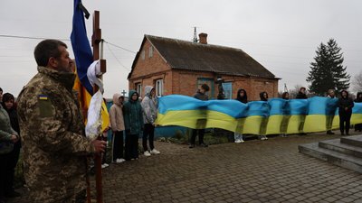 Прощання з загиблим 41-річним Іваном Матвіюком