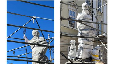Одягнені в риштування і бляху: як Львів рятує свою безцінну культурну спадщину Одягнені в риштування і бляху: як Львів рятує свою безцінну культурну спадщину