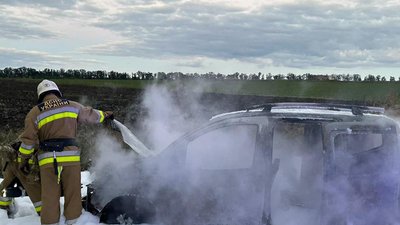 Рятувальники гасять пожежу