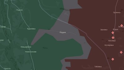 Піщане на мапі, 15 березня 2026 року