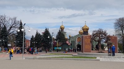 Як освячували паски у Черкасах