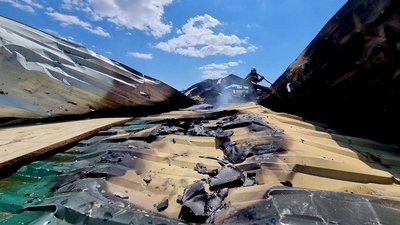 За добу на Миколаївщині через обстріли російськими військами сталися чотири пожежі — ДСНС За добу на Миколаївщині через обстріли російськими військами сталися чотири пожежі — ДСНС