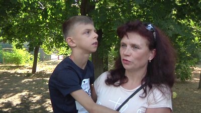 Вперше за 12 років херсонця з інвалідністю публічно привітали з днем народження