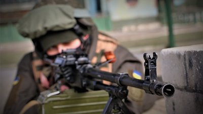 Під Одесою пройшли спеціальні тренування кулеметників. ФОТО Під Одесою пройшли спеціальні тренування кулеметників. ФОТО