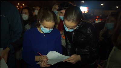 Студенти-медики протестували проти збільшення строку інтернатури у 2020 році Студенти-медики протестували проти збільшення строку інтернатури у 2020 році