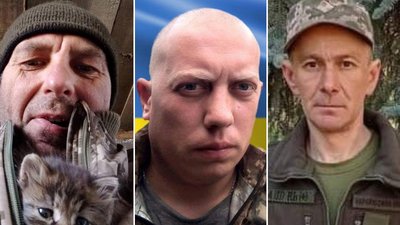 Загиблі військові Віталій Самушко, Андрій Король, Андрій Максимюк