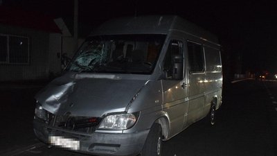 На Вінниччині у ДТП загинув пішохід: наїхали два мікроавтобуси