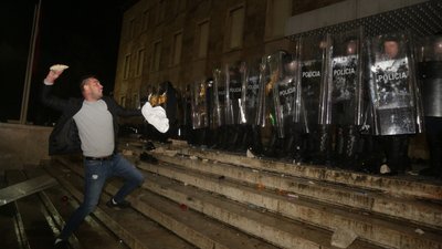 Протест в Албанії Протест в Албанії
