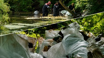 Черепашине озеро, Дніпро, сміття, дигери