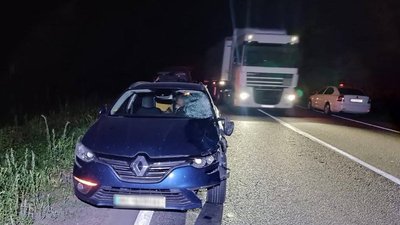 Пошкоджений автомобіль після ДТП