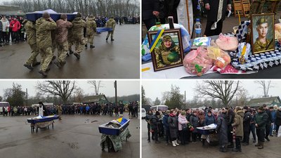 У Кропивницькому попрощалися з двома оборонцями Бахмута У Кропивницькому попрощалися з двома оборонцями Бахмута