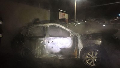 Протягом ранку у двох районах Харкова горіли сім автівок Протягом ранку у двох районах Харкова горіли сім автівок