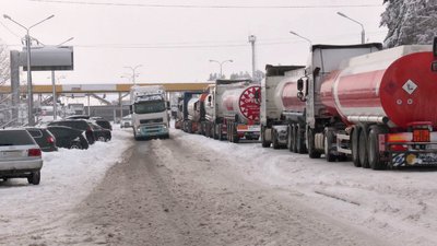 На "Ягодині" запрацювала електронна черга перетину кордону для вантажівок На "Ягодині" запрацювала електронна черга перетину кордону для вантажівок
