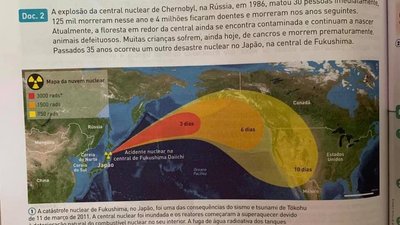 У португальських підручниках Чорнобиль назвали "російським", але обіцяють виправити У португальських підручниках Чорнобиль назвали "російським", але обіцяють виправити