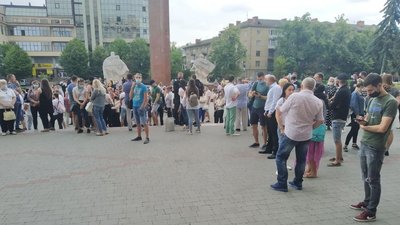 В Івано-Франківську підприємці протестують проти посилення карантину