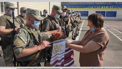 Бійці "Шторму" з Одещини вирушили в зону проведення Операції об’єднаних сил Бійці "Шторму" з Одещини вирушили в зону проведення Операції об’єднаних сил