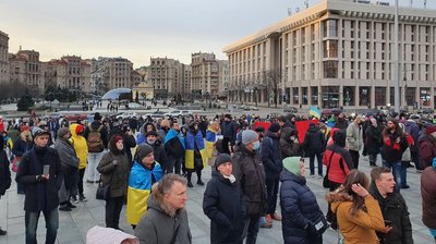 У Києві влаштували акцію проти агресії РФ та ініціювали міжнародний трибунал над Путіним У Києві влаштували акцію проти агресії РФ та ініціювали міжнародний трибунал над Путіним