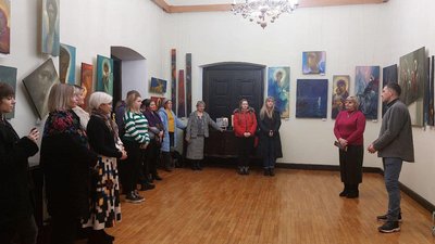 У замку відкрили виставку "Різдво над містом" У замку відкрили виставку "Різдво над містом"