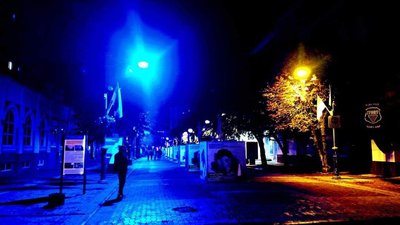 До Дня міста Хмельницький засяяв синьо-жовтими кольорами