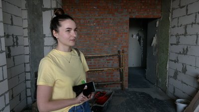 Власниця квартири Юлія про стан свого житла після авіаудару Власниця квартири Юлія про стан свого житла після авіаудару