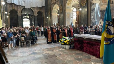Заупокійна служба у Гарнізонному храмі Заупокійна служба у Гарнізонному храмі