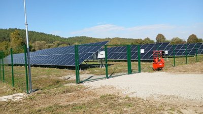 Сонячна електростанція, сонячні панелі, електроенегрія, встановили, Чортків