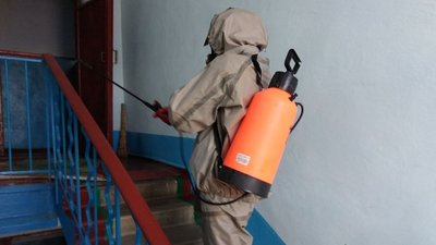 Рятувальники Херсонщини за добу продезінфікували 92 об'єкта інфраструктури