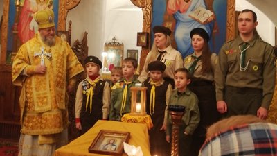 Вифлеємський вогонь "пластуни" роздавали сумчанам