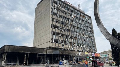 Будинок побуту "Ювілейний" у Вінниці, 14 липня 2022 року