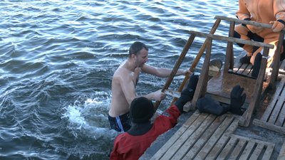 Миколаївці долучилися до святкування Водохреща Миколаївці долучилися до святкування Водохреща