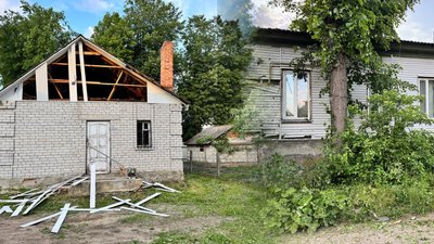 Унаслідок атаки РФ у Новгороді-Сіверському пошкоджені приватні будинки
