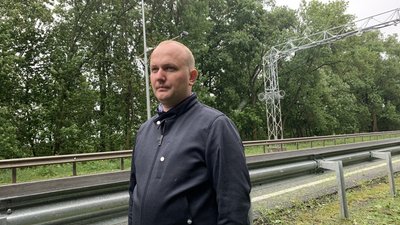 На дорогах Тернопільщини запрацювали ваги, які визначають масу вантажівок під час руху На дорогах Тернопільщини запрацювали ваги, які визначають масу вантажівок під час руху