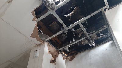 На Житомирщині загорівся двоповерховий магазин На Житомирщині загорівся двоповерховий магазин