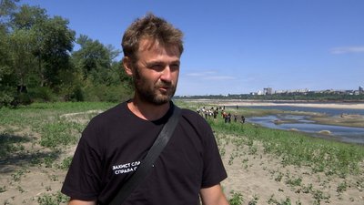 Прибирання острову Хортиця в Запоріжжі Прибирання острову Хортиця в Запоріжжі