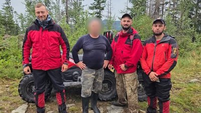 Грибник, ДСНС, рятувальники, ліс, Франківщина